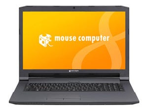 マウス、GeForce GTX 960Mとノングレア仕様の17.3型液晶を搭載したノートPC