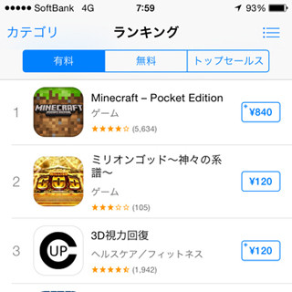 App Storeで2割値上げ、魔法石やLINEコインなども