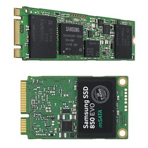 日本サムスン、3D V-NAND搭載のM.2・mSATAフォームファクタ「SSD 850 EVO」
