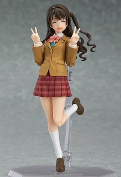 アイドルマスター シンデレラガールズ 島村卯月が制服姿でfigmaに登場 マイナビニュース