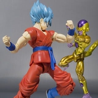 ドラゴンボールz Figuarts超サイヤ人ゴッドss悟空 黄金フリーザ予約受付中 マイナビニュース