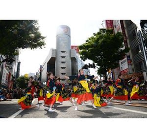 東京都・渋谷道玄坂で約2,400人が踊る! 飛び入りも歓迎の"鹿児島おはら祭"