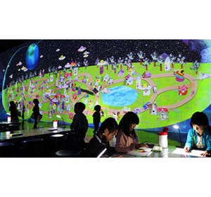大阪府大阪市でチームラボ「学ぶ! 未来の遊園地」--描いた絵が3Dで動き出す