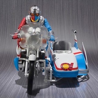 キカイダー01」専用の特殊サイドカー『S.H.Figuarts ダブルマシーン