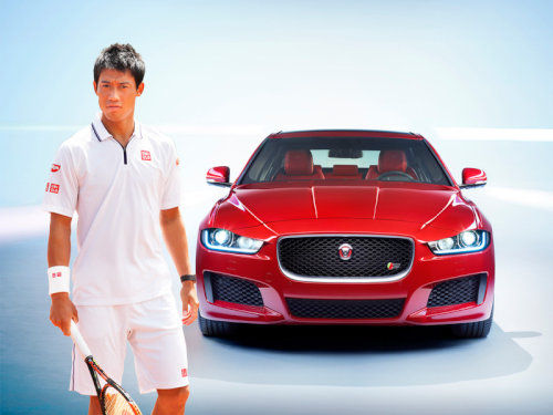 ジャガー「XE」日本デビュー記念、錦織圭選手とのキャンペーン第2弾を