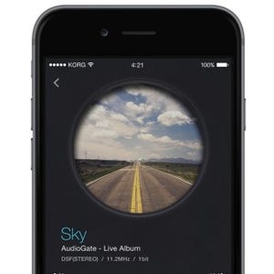 KORG、iPhone向けハイレゾ音楽プレイヤー・アプリ「iAudioGate」発表
