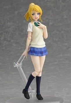 可愛いエリーチカ ラブライブ 絢瀬絵里がfigmaに ハンバーガーも付属 マイナビニュース