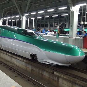 北海道新幹線H5系、東北新幹線新青森駅に5/24初入線 - JR北海道が写真公開