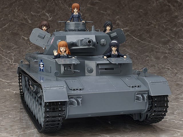 ガルパン』IV号戦車D型の電動モデル登場、figmaのあんこうチームも搭乗可能! | マイナビニュース