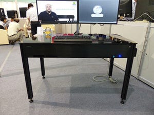 COMPUTEX TAIPEI 2015 - Lian Li、より机らしくなった新型の"机型ケース"を2モデル展示