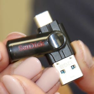 爆発するコンテンツは「3つのS」で解決 - サンディスク発表会、USB Type-C・Type-A両用のUSB 3.0メモリ