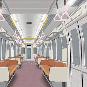 大阪市交通局、地下鉄各路線の車内デザインを一新へ - 桜柄にヒョウ柄も!?