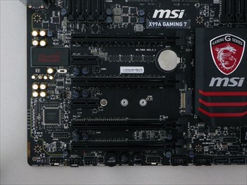 写真で見る「MSI X99A GAMING 7」 - USB 3.1に対応した最新Intel X99 