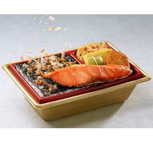 ローソン、直火焼製法で香ばしく焼き上げた「新潟コシヒカリ紅鮭弁当」発売