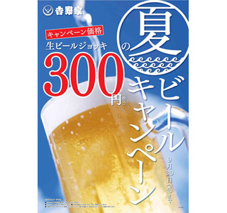 吉野家グラスビール トップ 量