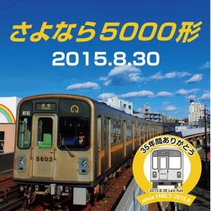 名古屋市交通局 東山線5000形引退記念グッズ発売 東山線は9 1ダイヤ改正 マイナビニュース