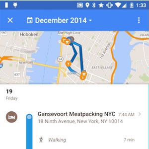 Google Mapsに新機能、訪問したルートや場所を表示する「Your Timeline」