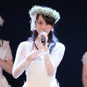 SKE48･松井玲奈、卒業公演で涙「7年間はすべてが私にとっての宝物」