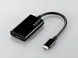 エレコム、USB Type-C映像出力を別コネクタに変換するアダプタを3種類