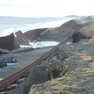 JR北海道、日高本線の運転見合わせ区間で再び土砂流出 - 台風17号の影響で