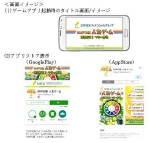 銀行が作った"人生ゲーム"って!?  三井住友銀行がスマホ用ゲームアプリ提供