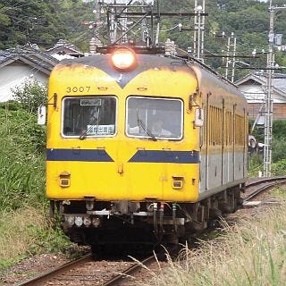 一畑電車3000系の4両運転、11/7実施 - 今年度で1編成引退、残り1編成2