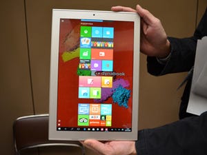 東芝、12型Windowsタブレットで世界最薄・最軽量うたう「dynaPad N72」