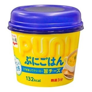 "ぷにっ"と新食感! チーズと明太2種のリゾット風カップごはん発売 - 永谷園