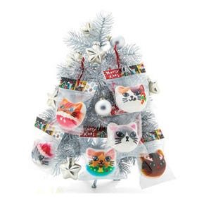 クリスマスツリーに猫のマシュマロを飾る! オーナメント販売中