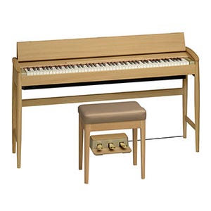 ローランド、カリモクとコラボした"家具仕上げのデジタルピアノ"を発表