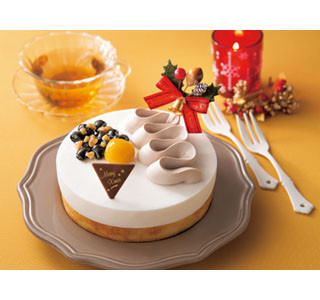 白みそや醤油、栗など"和"の素材を使ったクリスマス向けのチーズケーキ登場