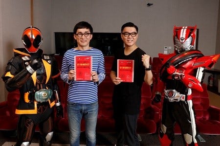 仮面ライダー 最新映画でシソンヌ声優初挑戦 芸人仲間に自慢しました マイナビニュース