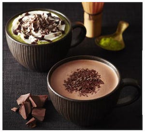 タリーズコーヒー、本格チョコドリンク「チョコレート&抹茶モカ」など発売