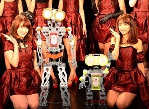 大人アイドル･predia、ダンス共演のロボットからあわやスカートめくり被害