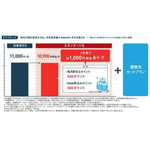 東電の新料金プラン、本当に"お得"!?--標準家庭の割引は年1,000円にとどまる
