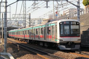 東急田園都市線5000系、新造4ドア車両を3両連結した第1編成が営業運転開始