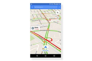 Googleマップに新機能「Driving」、行き先を予測し賢くドライブ情報を提供