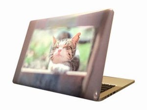 「うちの猫の画像」でパソコンを丸ごとラッピングするサービス開始