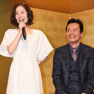 蓮佛美沙子、遠藤憲一に"かわいい"連発「捨てられた子犬みたいな顔してる」