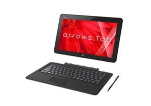 富士通、春モデルで12.5型の着脱式Windowsタブレット「arrows Tab RH77/X」