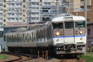JR西日本、春の臨時列車 - 「115系シティライナー」山陽本線に6年ぶり復活