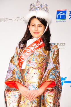 ミス日本 維新の党 松野頼久代表の次女 未佳さんがグランプリ マイナビニュース