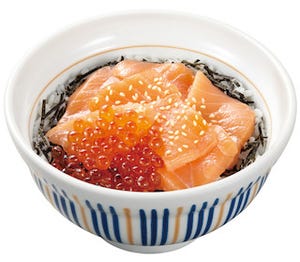なか卯、海鮮を使った丼ぶり第2弾「サーモン丼」を発売