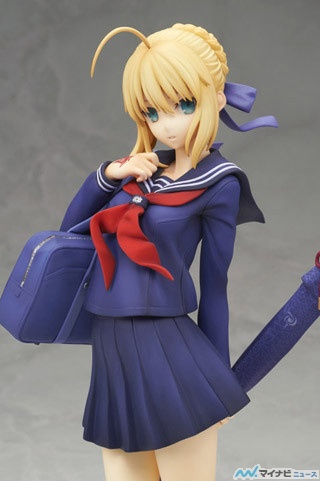 アルター、『Fate/stay night』よりセーラー服姿の「マスターアルトリア」