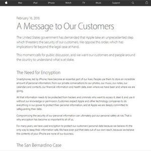 Appleが発表した「カスタマーレター」と、プライバシー、安全保障について - 松村太郎のApple先読み・深読み