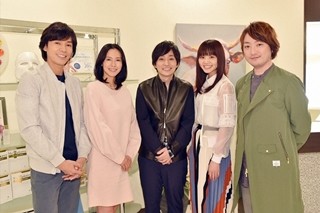 いきものがかり、中谷美紀主演ドラマの主題歌担当! 収録現場を訪れ感激