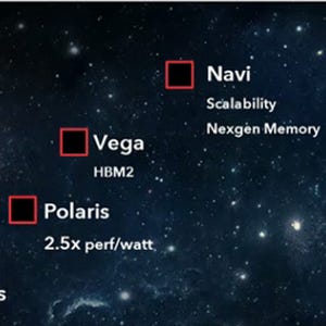 AMDがGPUロードマップを更新 - 2017年に「Vega」、2018年に「Navi」を投入