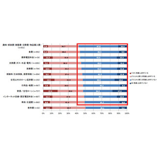 家計の見直し、過去に半数以上が断念 - 現状は?