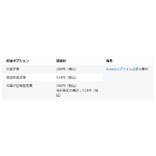 Amazon、プライム会員以外の配送料を有料に