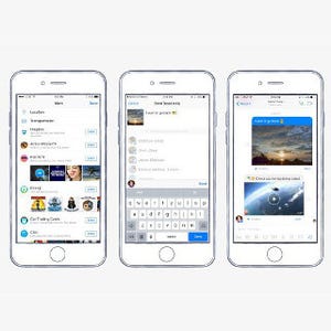 Dropbox、Facebook Messengerとの連携強化 - 直接ファイル共有が可能に